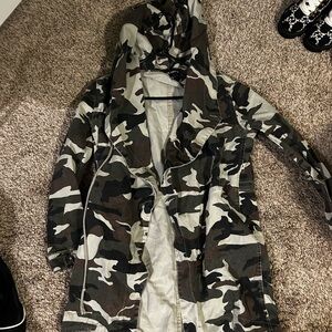 Fashion Nova Camouflage Utility Jacket